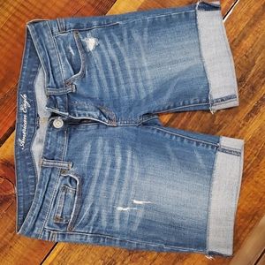 American Eagle Stretch Jean Shorts